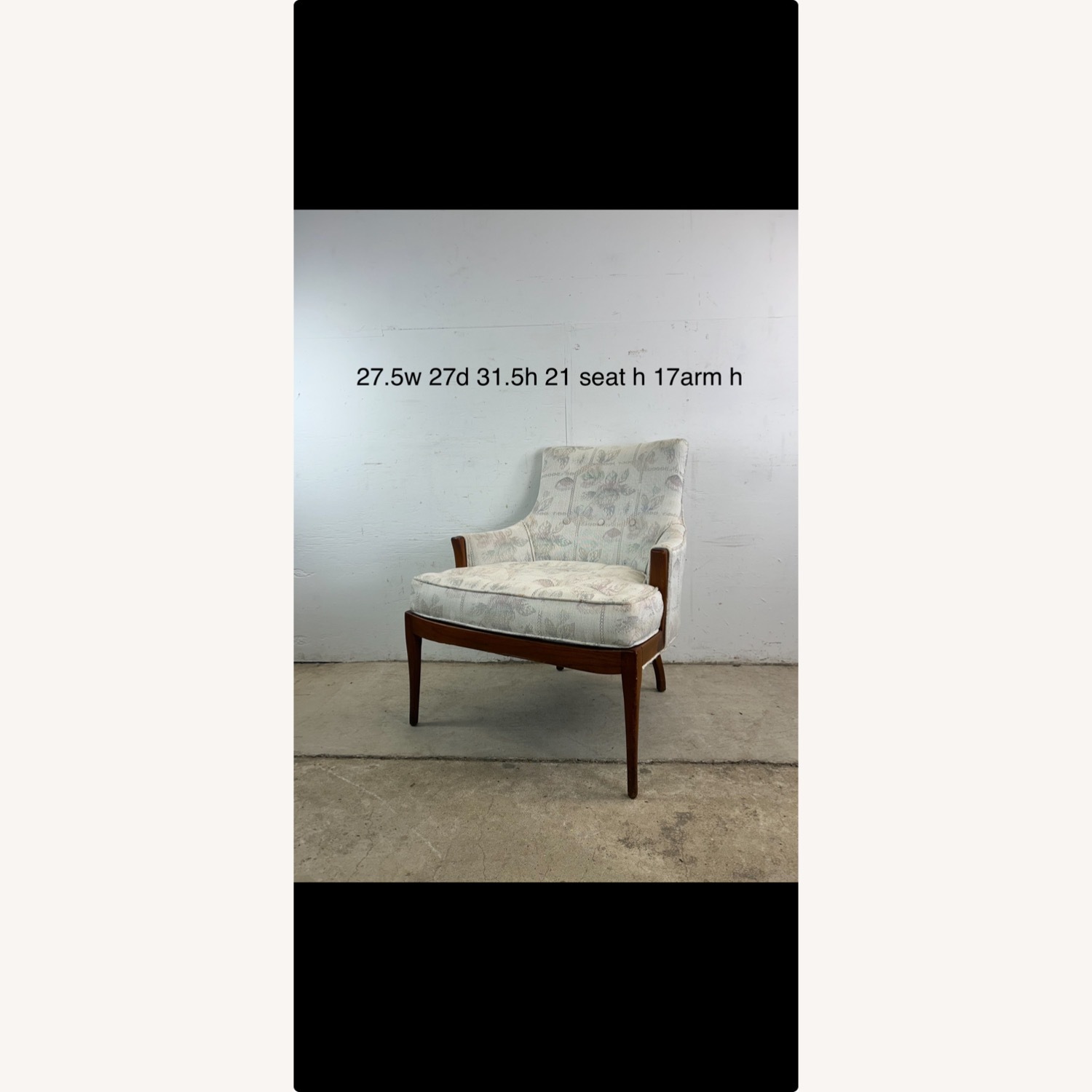 Mid Century Accent Chair with Tufted Seat - image-21