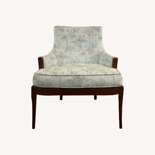Used Mid Century Accent Chair with Tufted Seat for sale on AptDeco