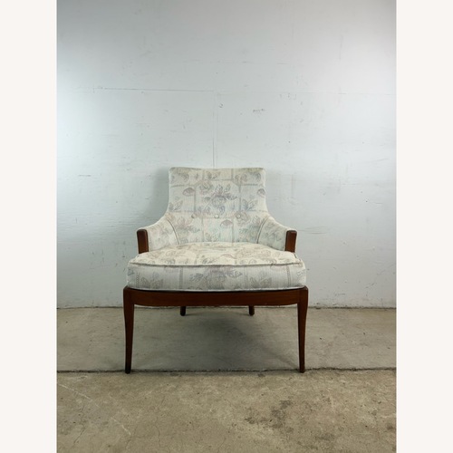 Used Mid Century Accent Chair with Tufted Seat for sale on AptDeco