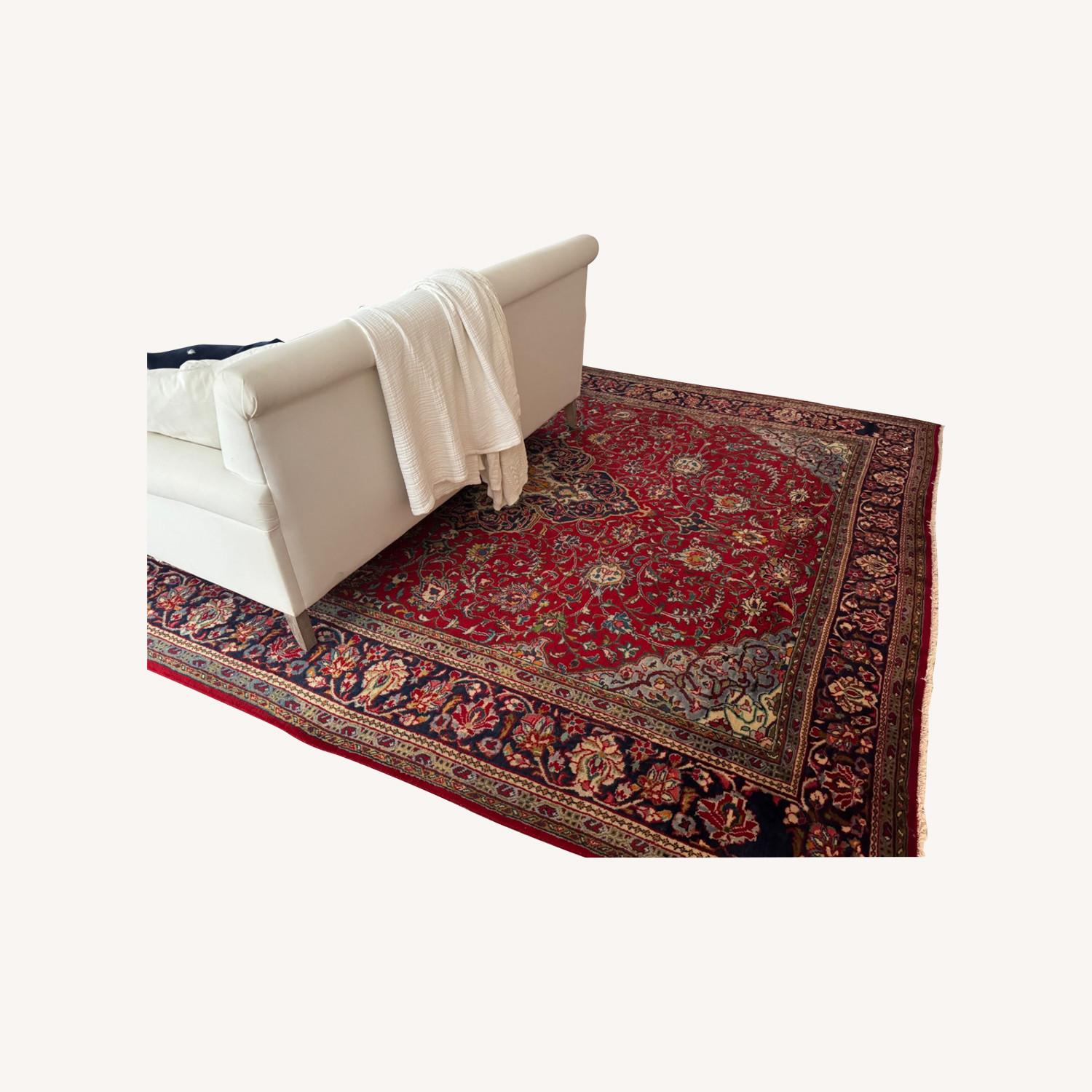 Front And Back Handmade Rug Handmade Rug - AptDeco