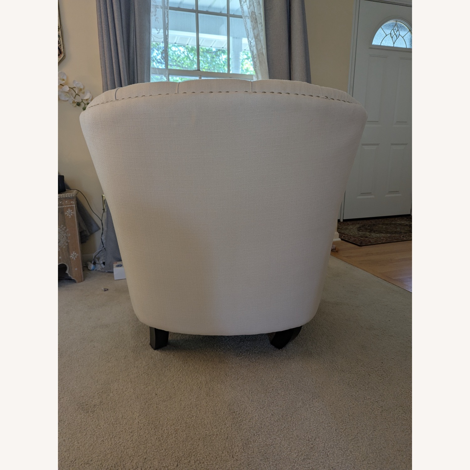 Accent Chair in Ivory - image-3