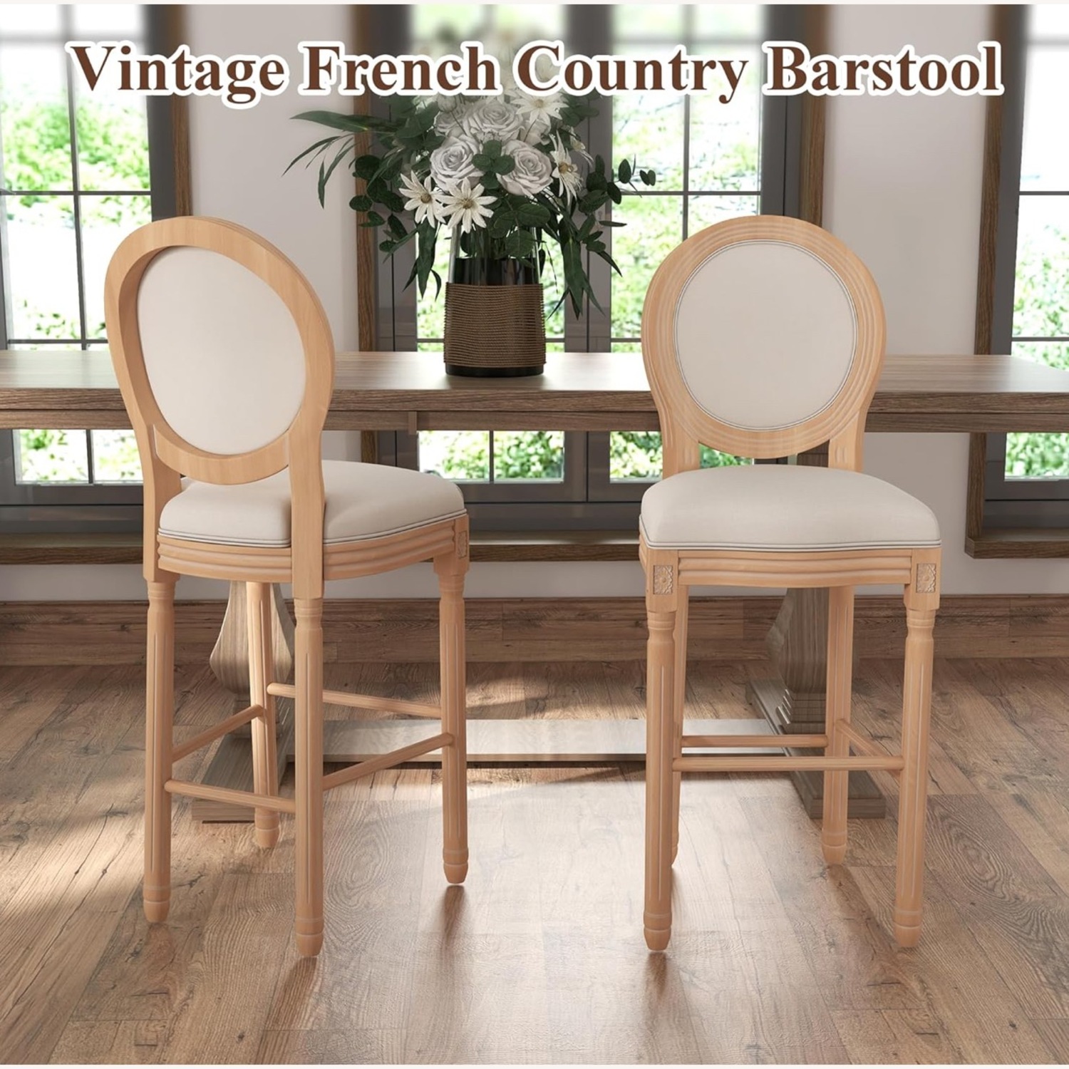 French Country Bar Stools - image-1