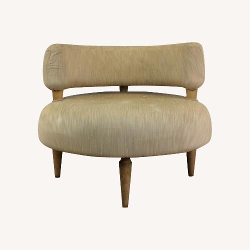 Used Unique Mid Century Club Chair with Tapered Legs for sale on AptDeco