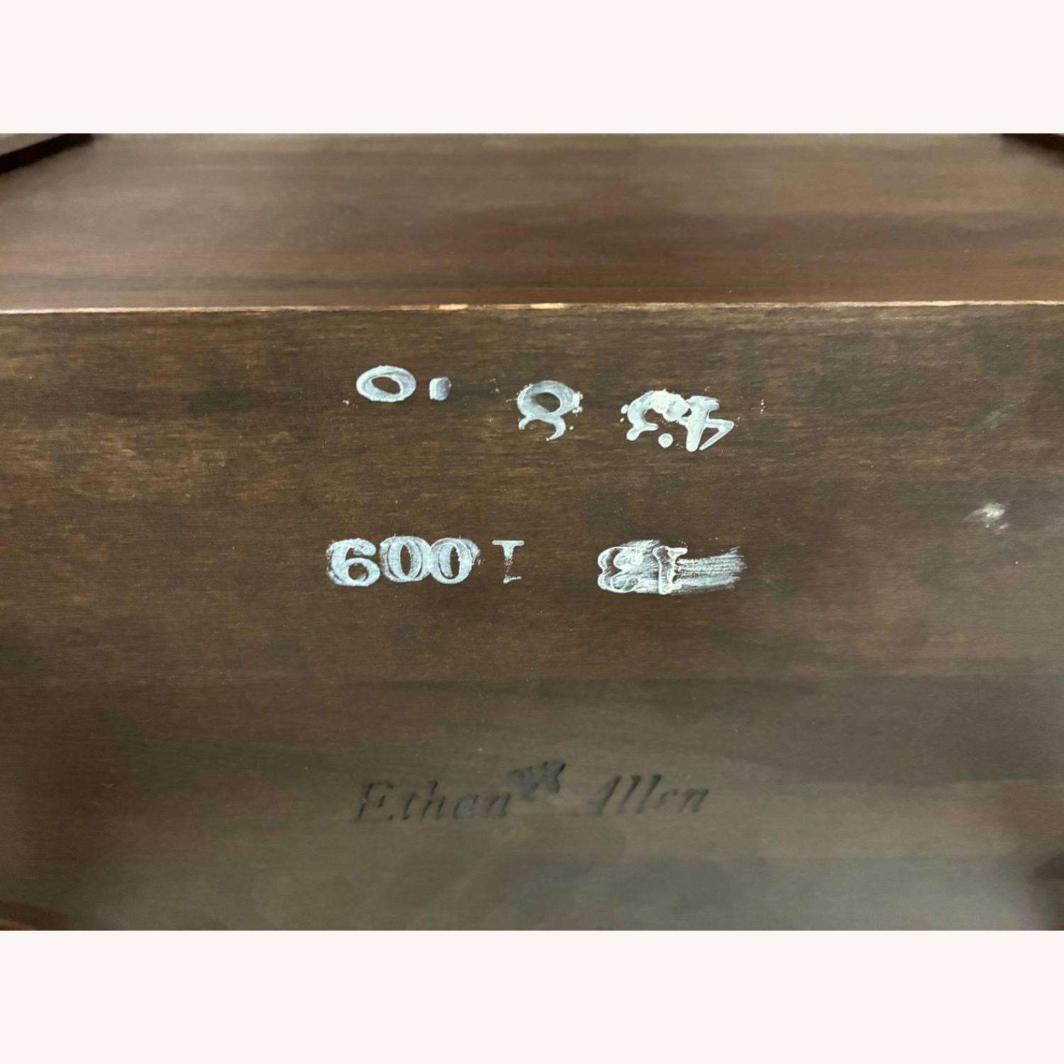 Ethan Allen 1970s Vintage Magazine Stand Mahogany - image-5