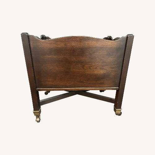 Used Ethan Allen 1970s Vintage Magazine Stand Mahogany for sale on AptDeco