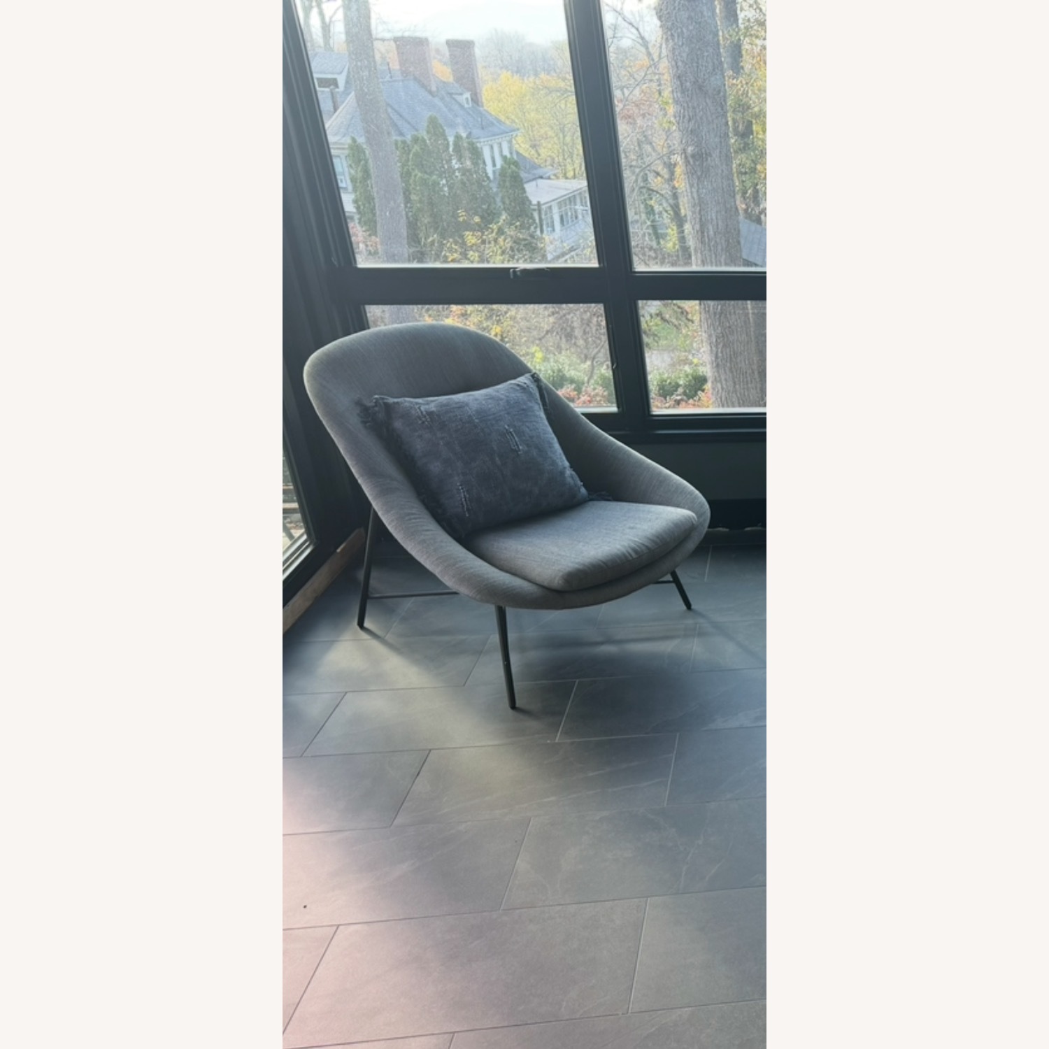 Pair of West Elm Alvi High-back Chairs - image-1