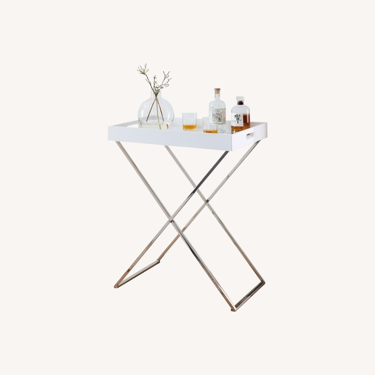 west elm 個人輸入品 Butler Tray Stand Tray & Butler Stand | West Elm