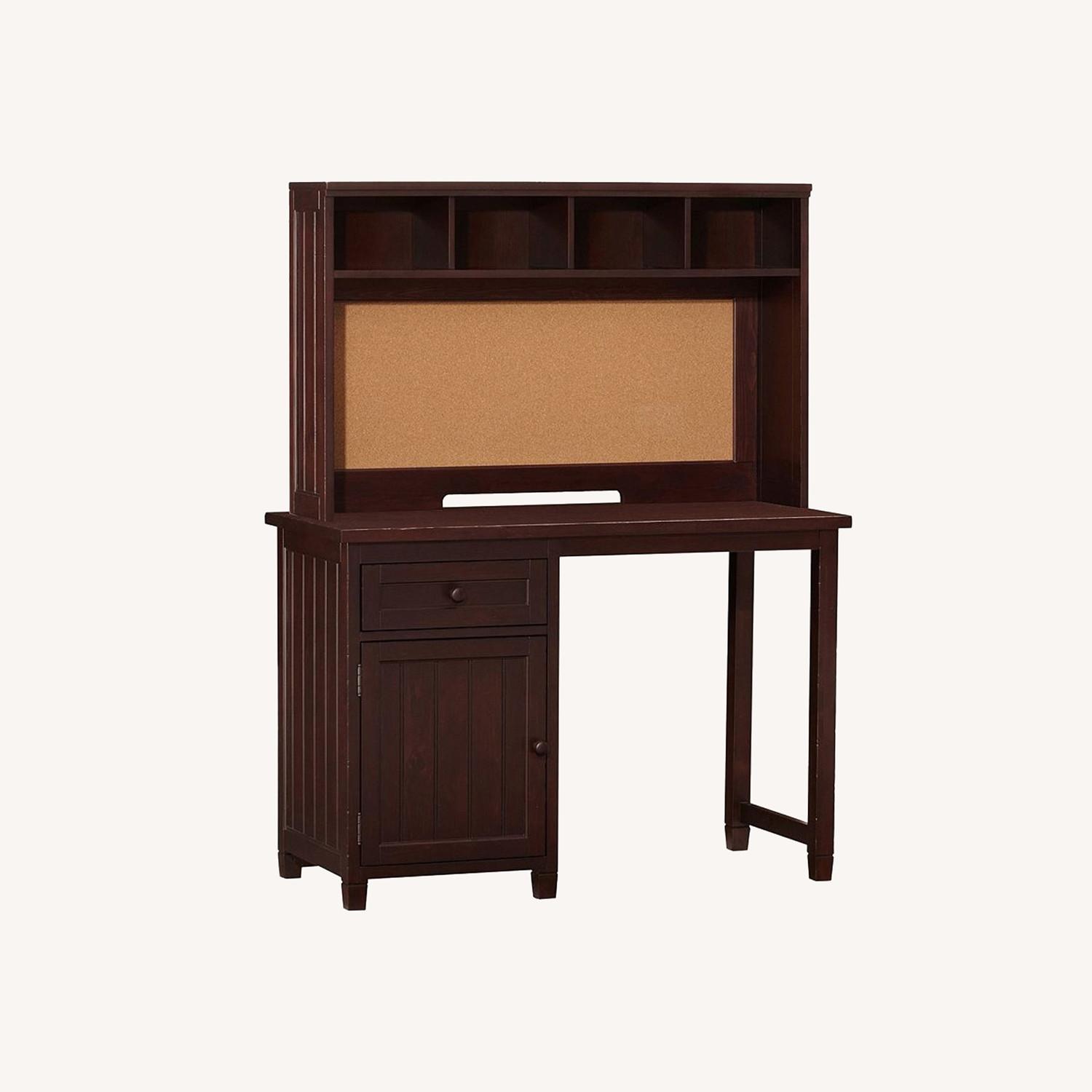 Pottery Barn Teen Desk and Hutch - image-0