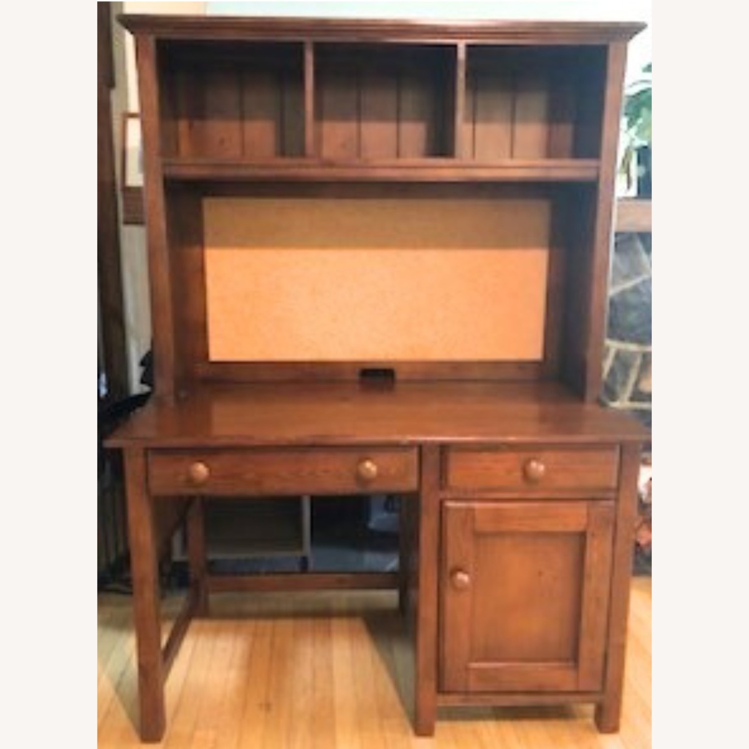 Pottery Barn Teen Desk and Hutch - image-1