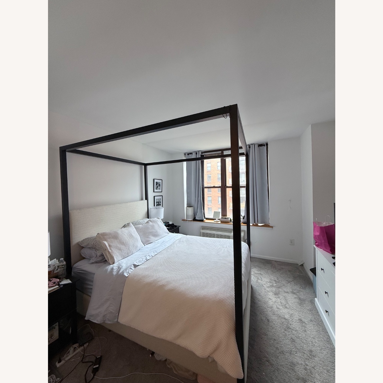 Pottery Barn Atwell Metal Canopy Bed  - image-2