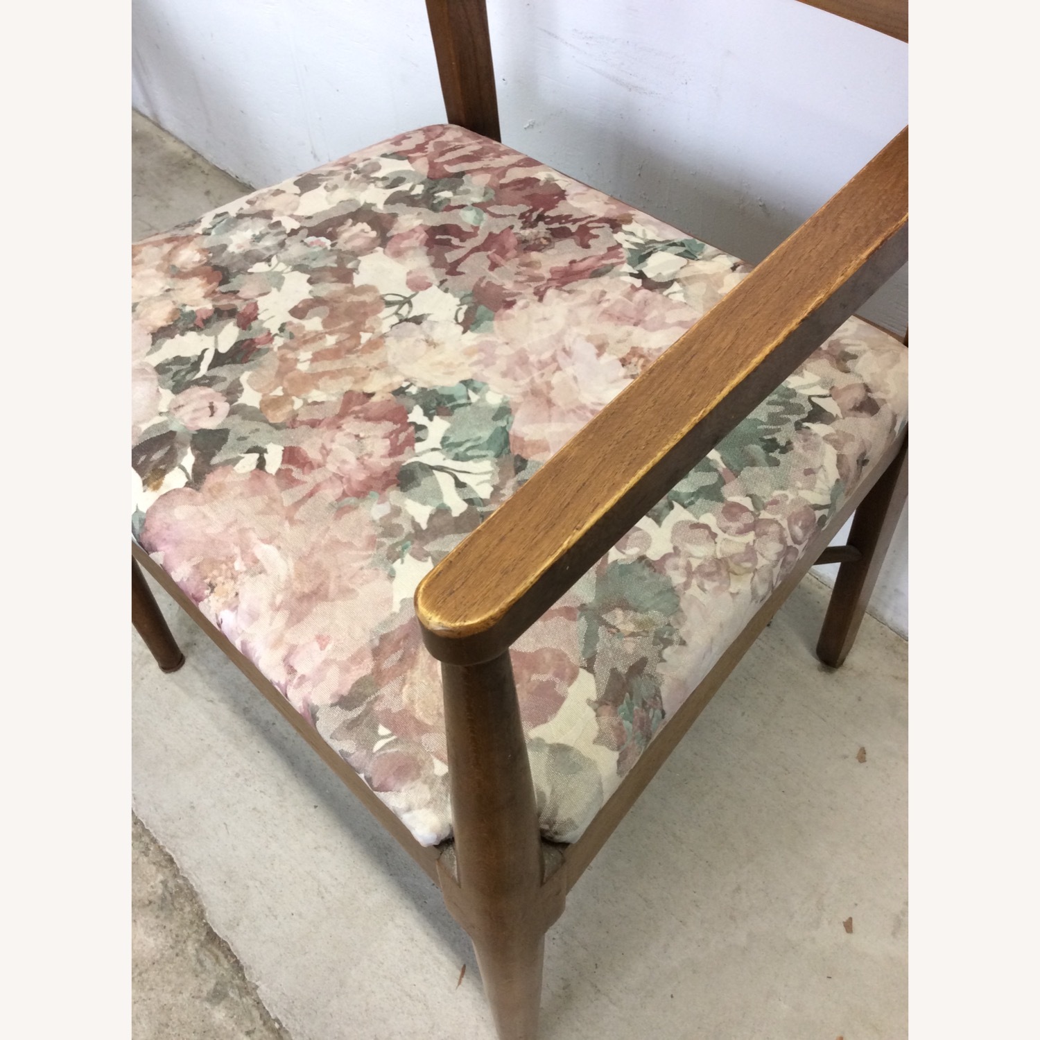 Set of 5 Mid Century Dining Chairs with Caned Back - image-10