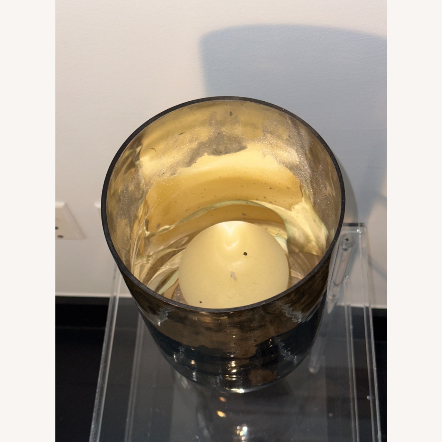 West Elm Candle Holder and Candle - image-2