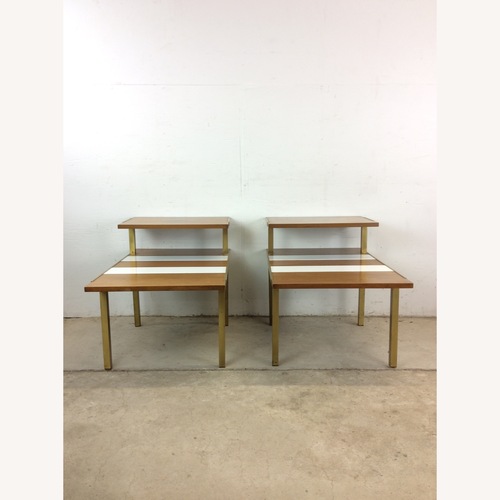 Used Pair of MCM End Tables Styled After Paul McCobb for sale on AptDeco