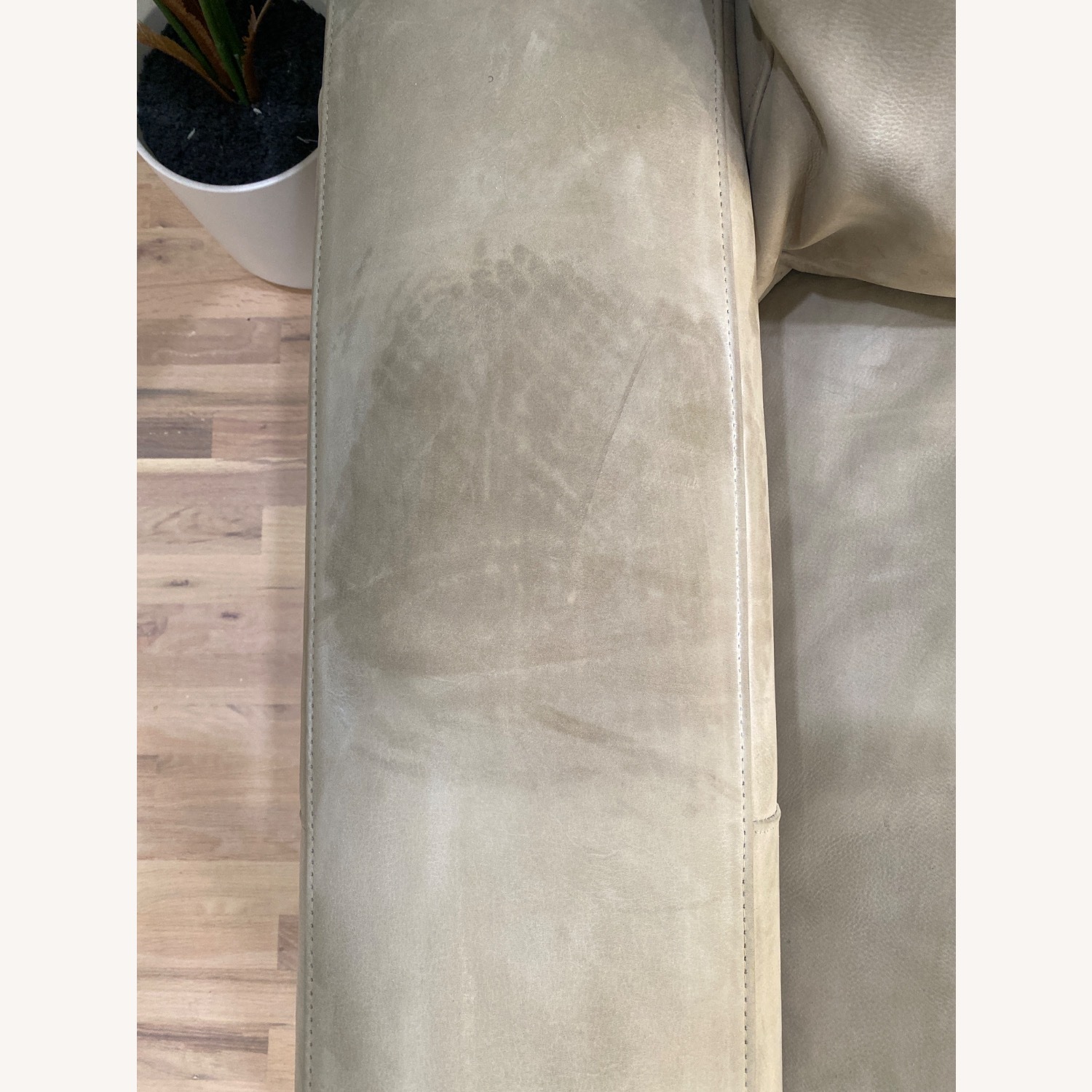 Kipton Wide Arm Nubuck Sofa - image-4