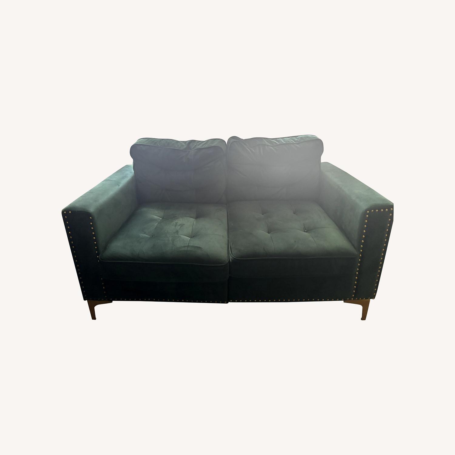 Jason Emerald Sofa - image-0