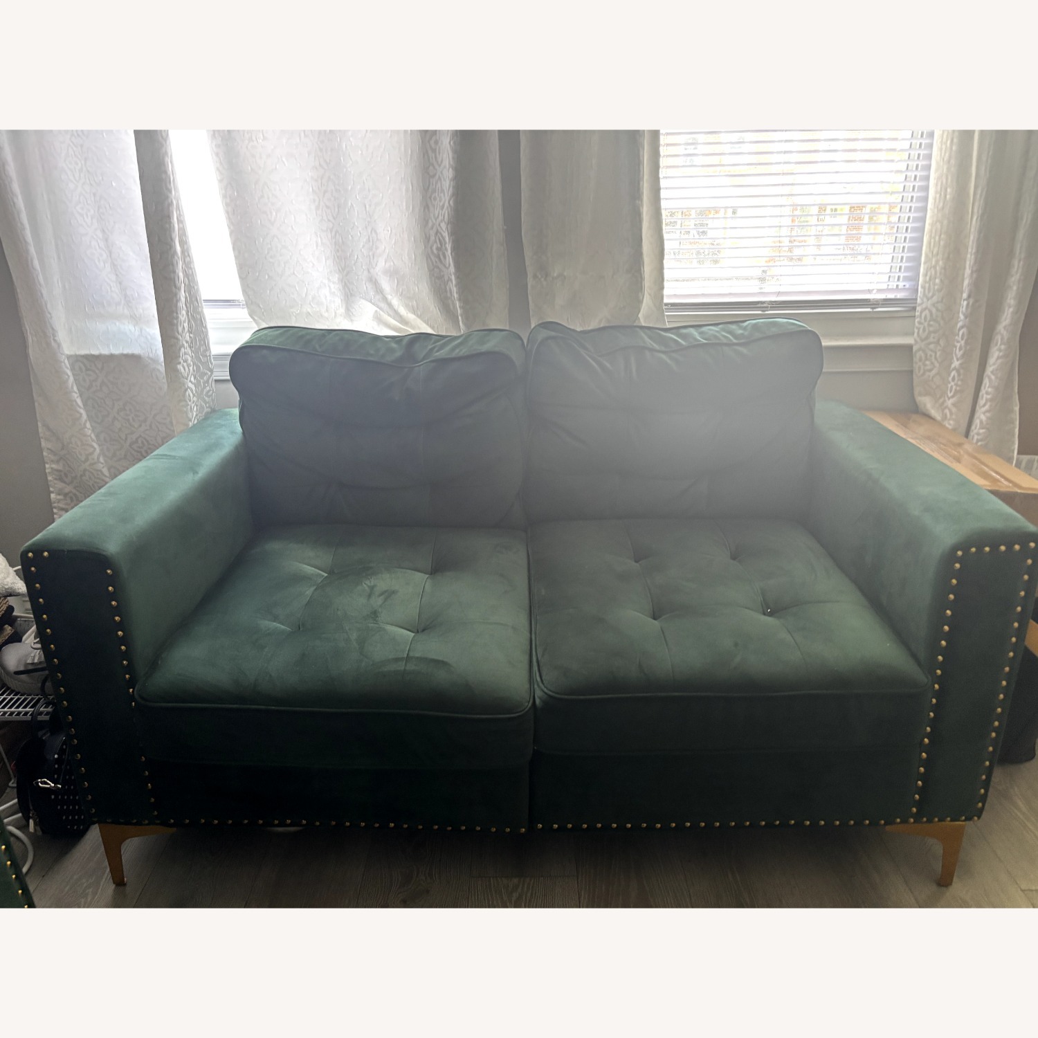 Jason Emerald Sofa - image-1