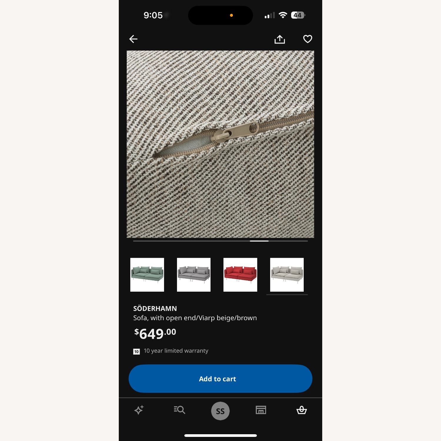 IKEA Soderhamn Sectional Sofa - image-7