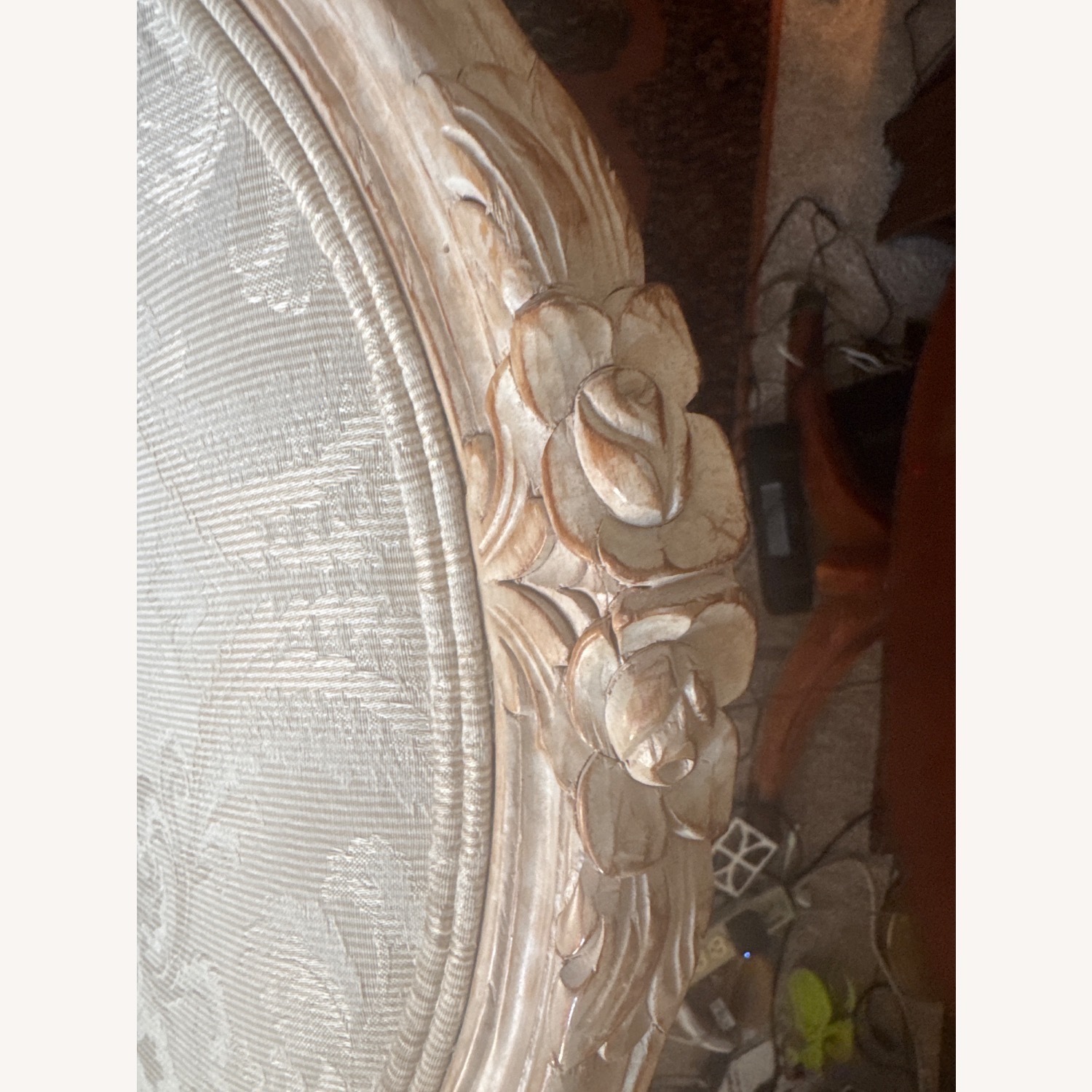European Style Antique Carved Cameo Side Chair   - image-4