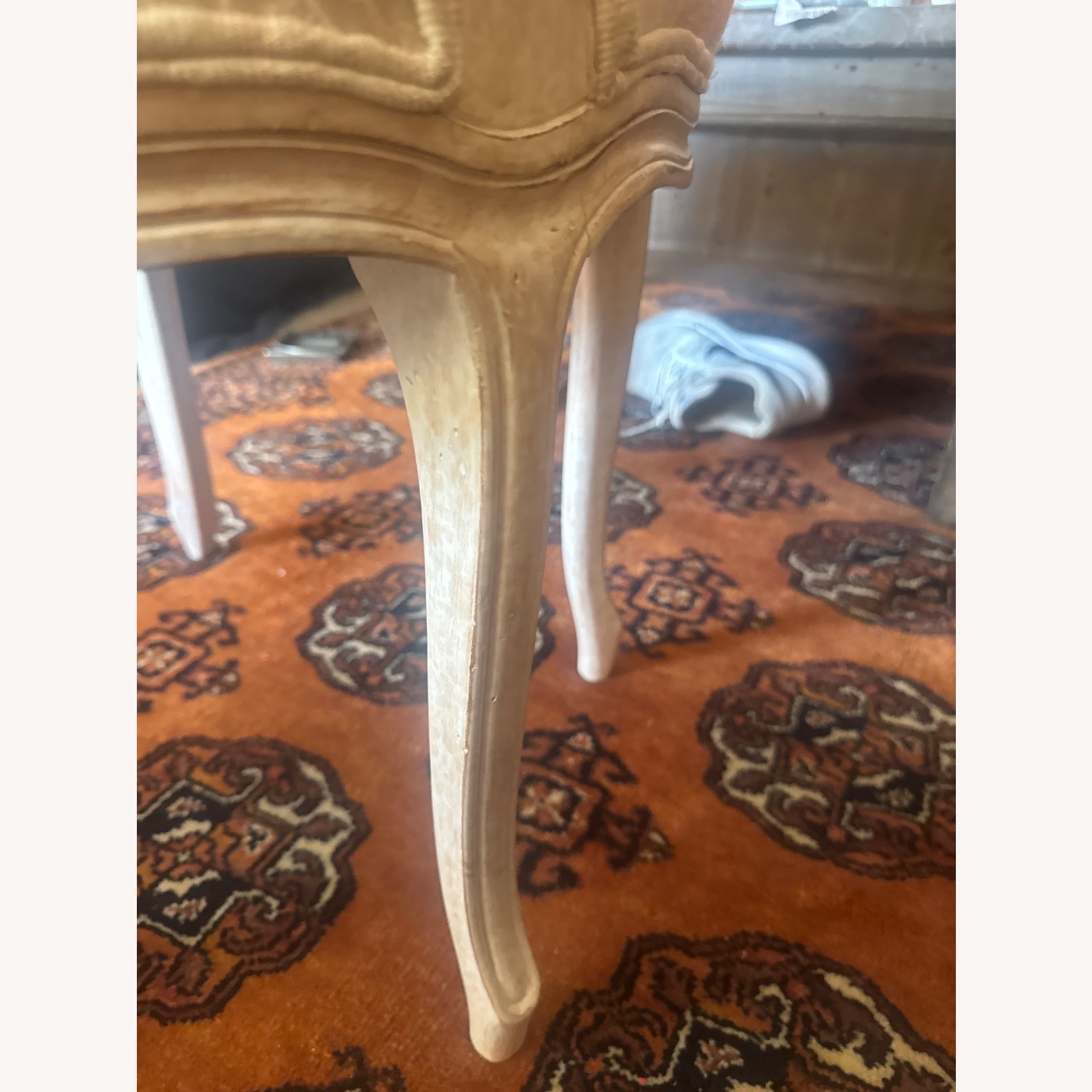 European Style Antique Carved Cameo Side Chair   - image-7