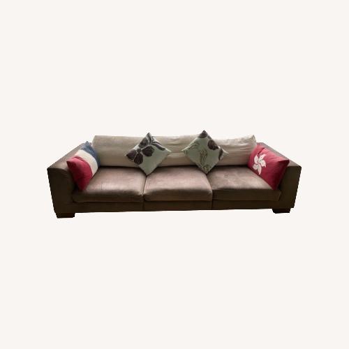 Used Italian-Made 3-Seater Sofa + Ottoman for sale on AptDeco