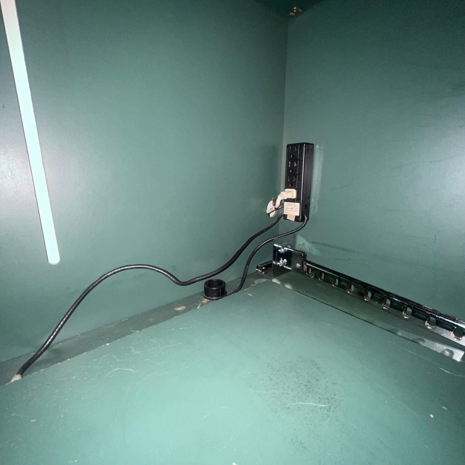 Solid Wood Green Console Armoire - image-7