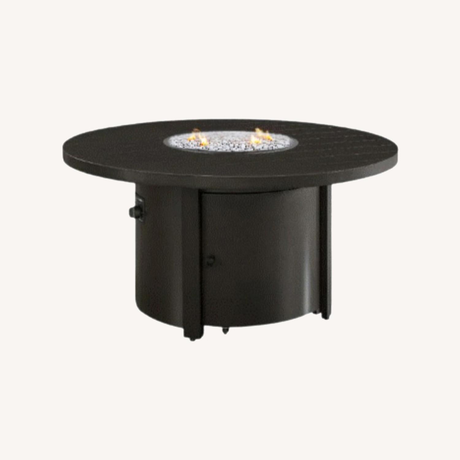 Plank & Hide 48” Round Cast Aluminum Fire Pit - image-0