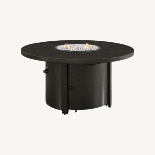 Used Plank & Hide 48” Round Cast Aluminum Fire Pit for sale on AptDeco