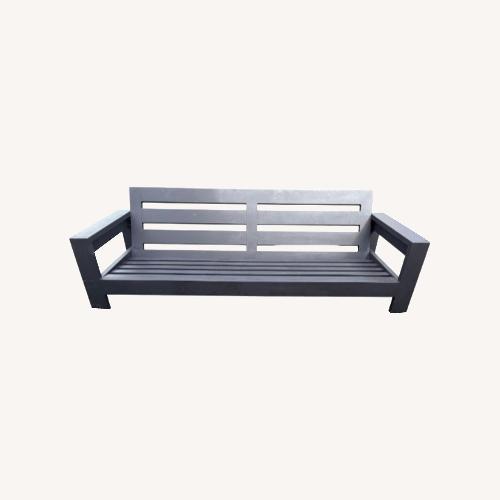 Used Pottery Barn Malibu Metal Grand Outdoor Sofa for sale on AptDeco