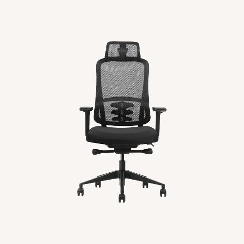 Used  Ergonomic Office Chair Lumbar, Mesh Back + Head for sale on AptDeco