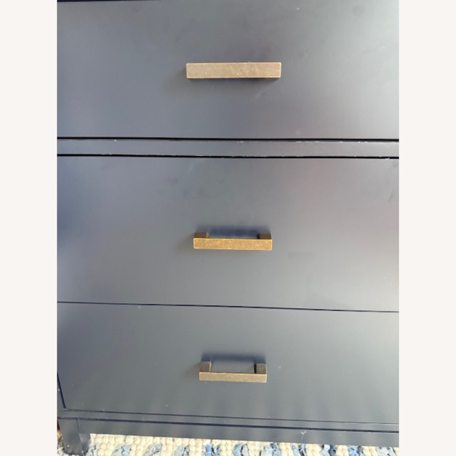 Crate & Kids Parke 6 Drawer Navy Blue Wood Dresser - image-4