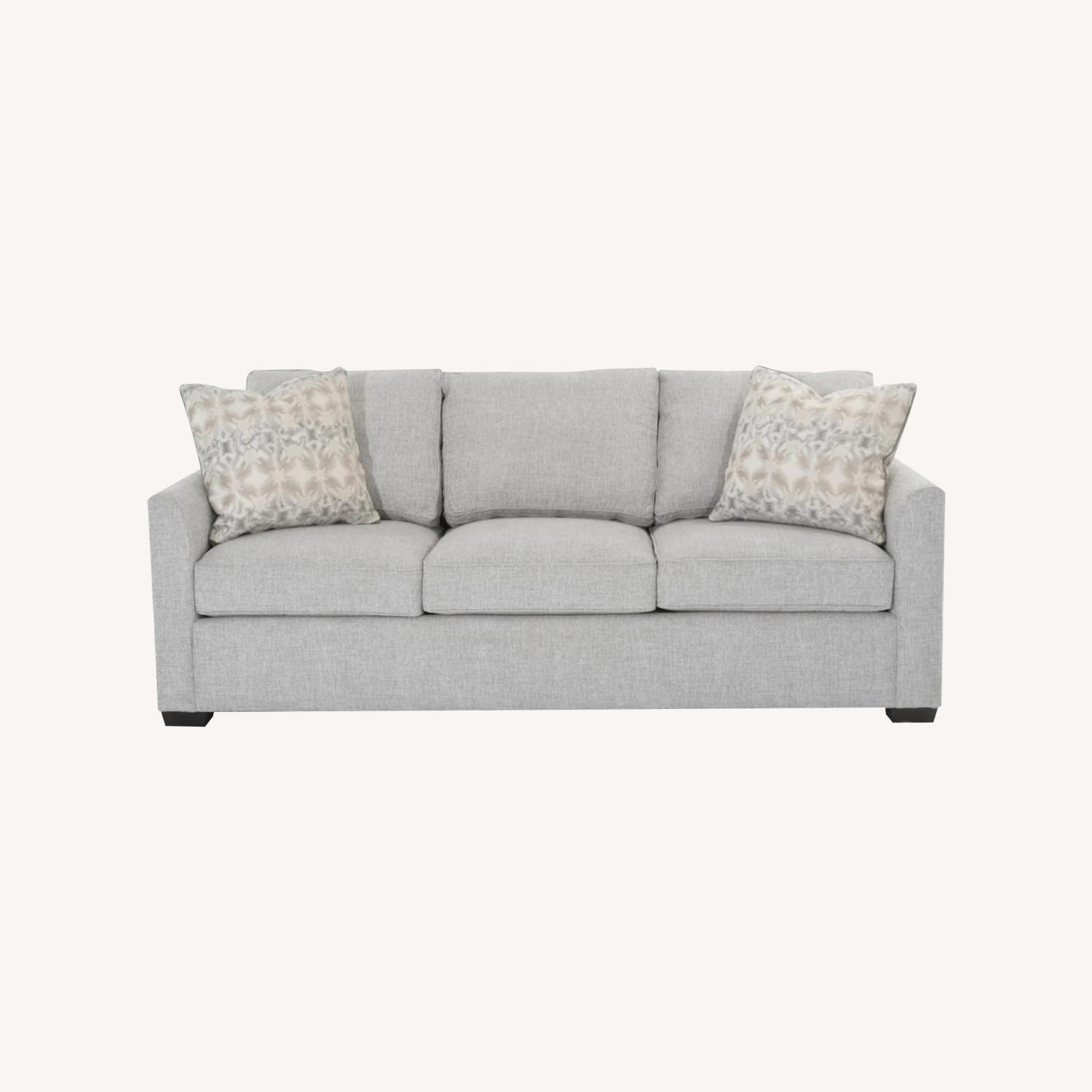 Casual 84" Sofa with Tux Arms - image-0