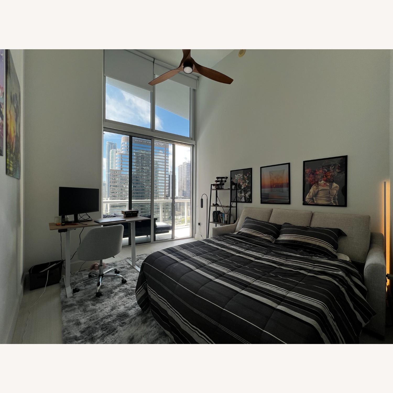 Casual 84" Sofa with Tux Arms - image-4