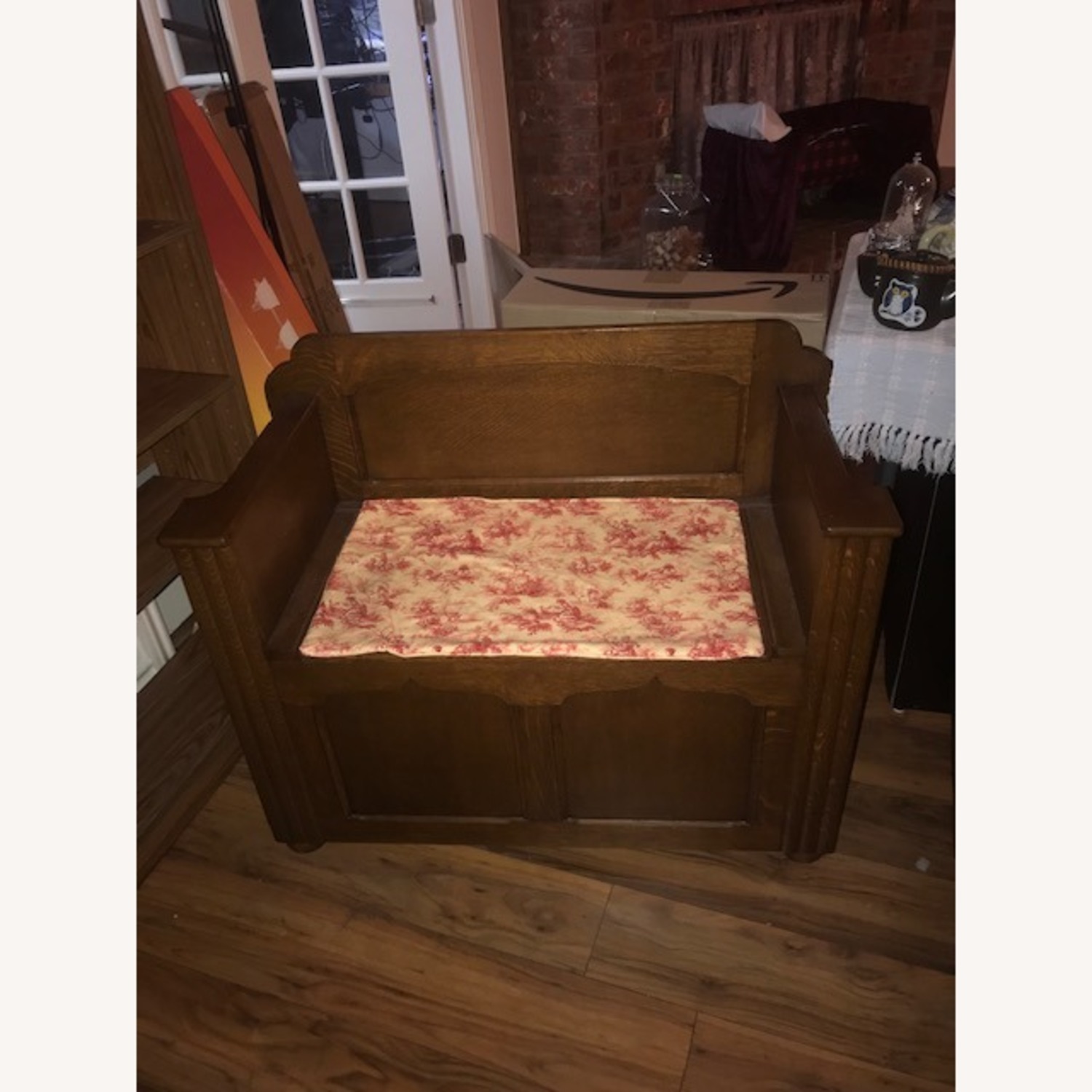 Wood Storage Bench - image-1