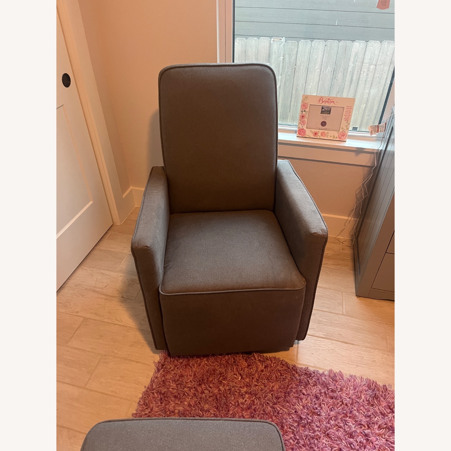 DaVinci Olive Glider and Ottoman - image-1