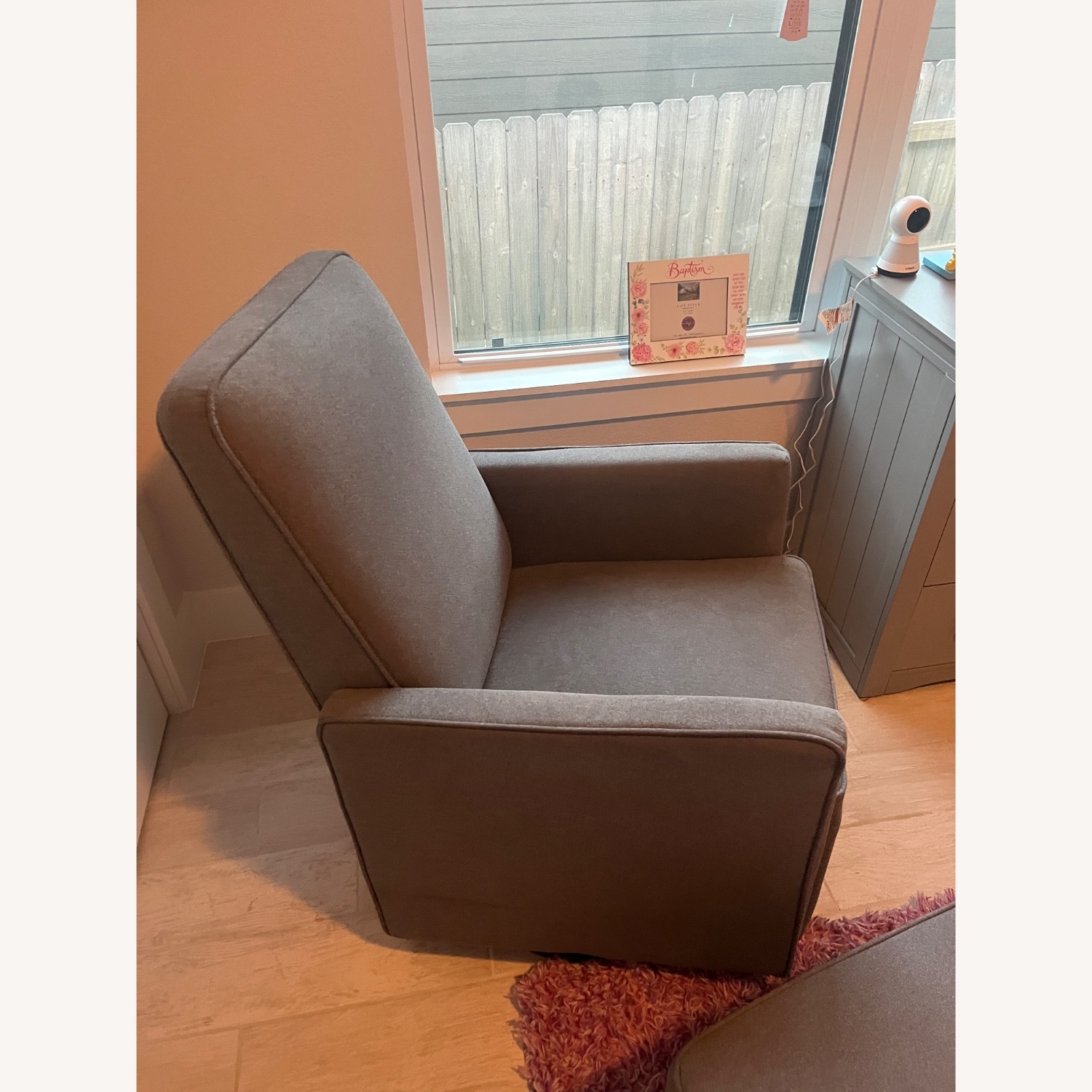 DaVinci Olive Glider and Ottoman - image-3