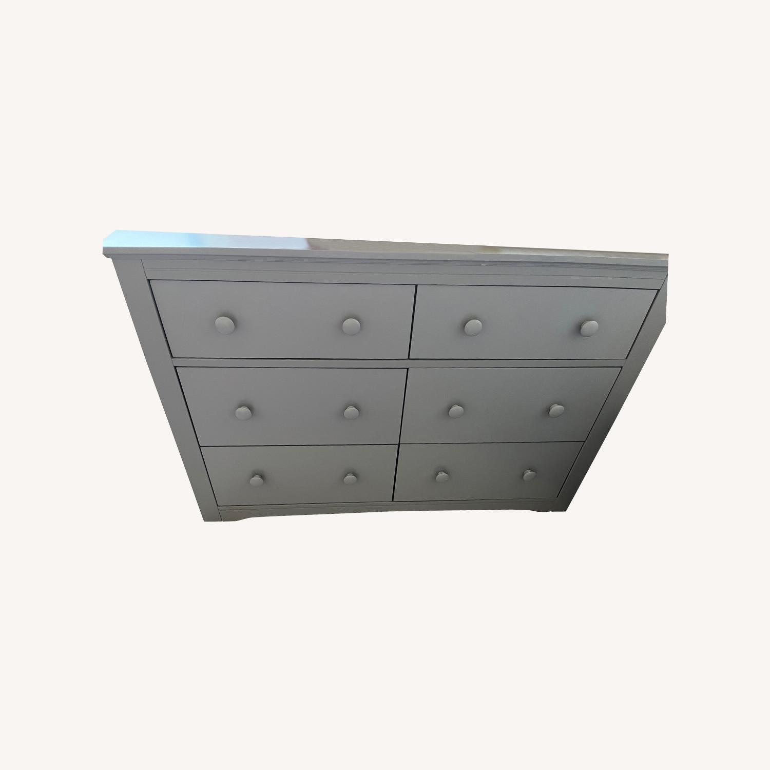 white christmas dresses Teddi® 6 Drawer Dresser with Customizable Knobs
