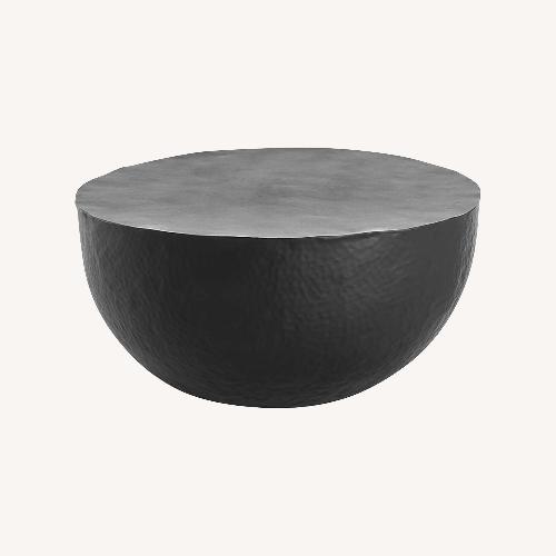 Used Fernando Metal Drum 32.5" Round Coffee Table for sale on AptDeco
