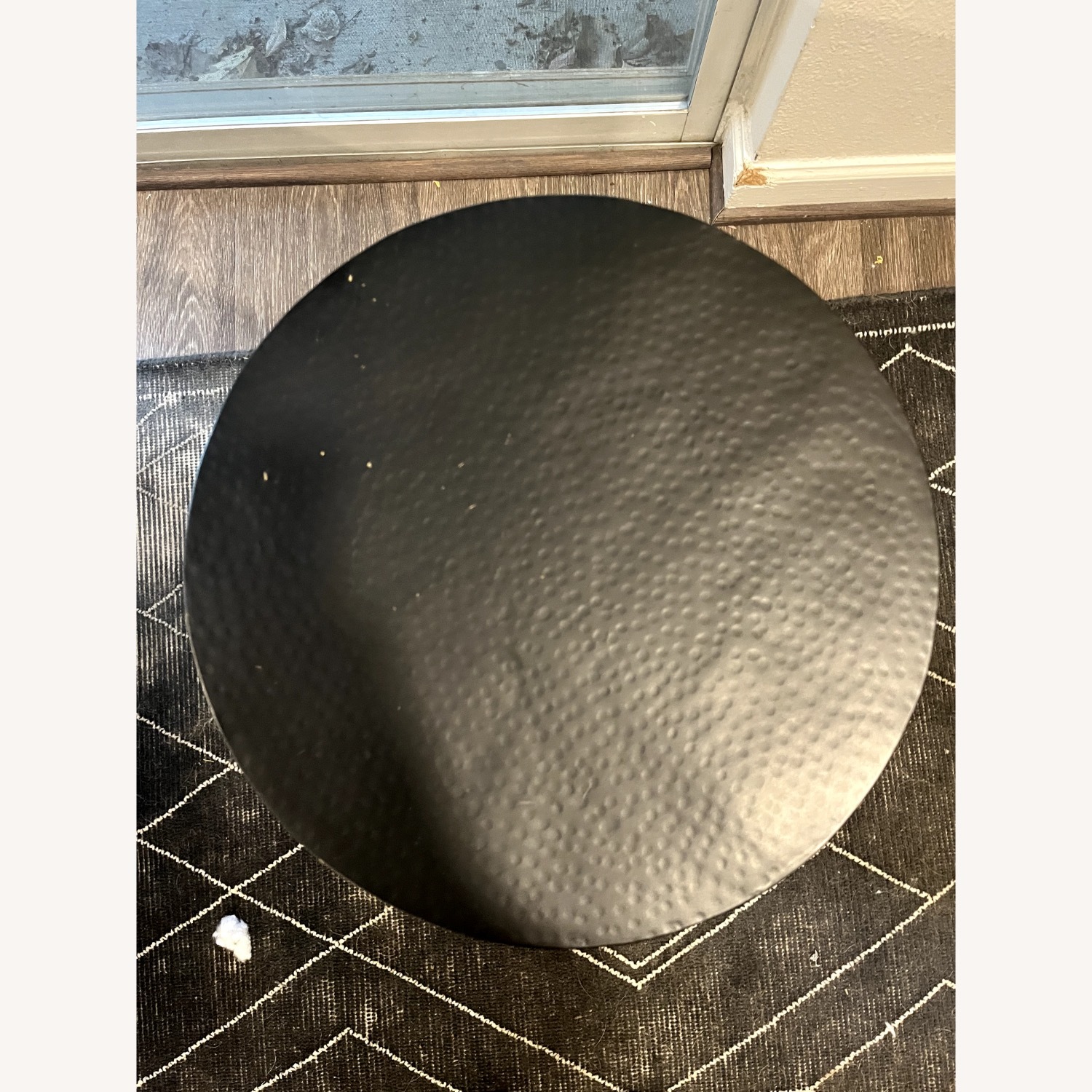 Crate & Barrel Metal Round Accent Table - image-3