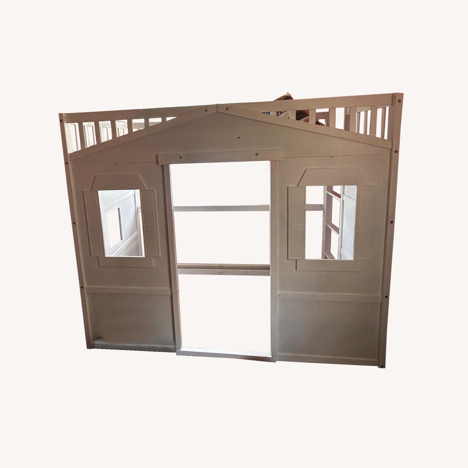 Twin Size Kid Wood Loft Frame - image-0