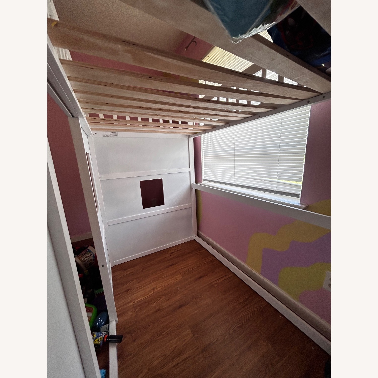 Twin Size Kid Wood Loft Frame - image-3