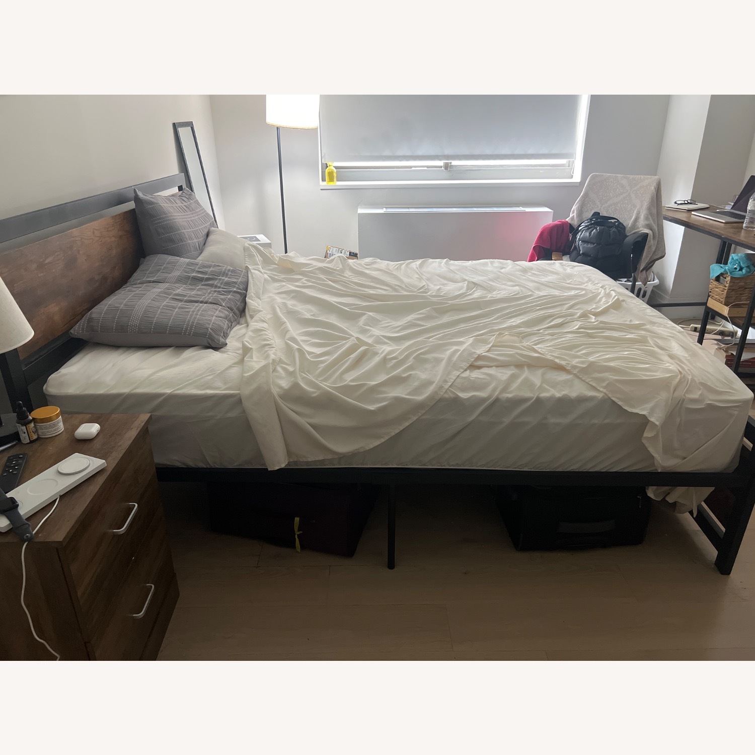 Vintage Brown Jacarla Metal Platform Bed  - image-3