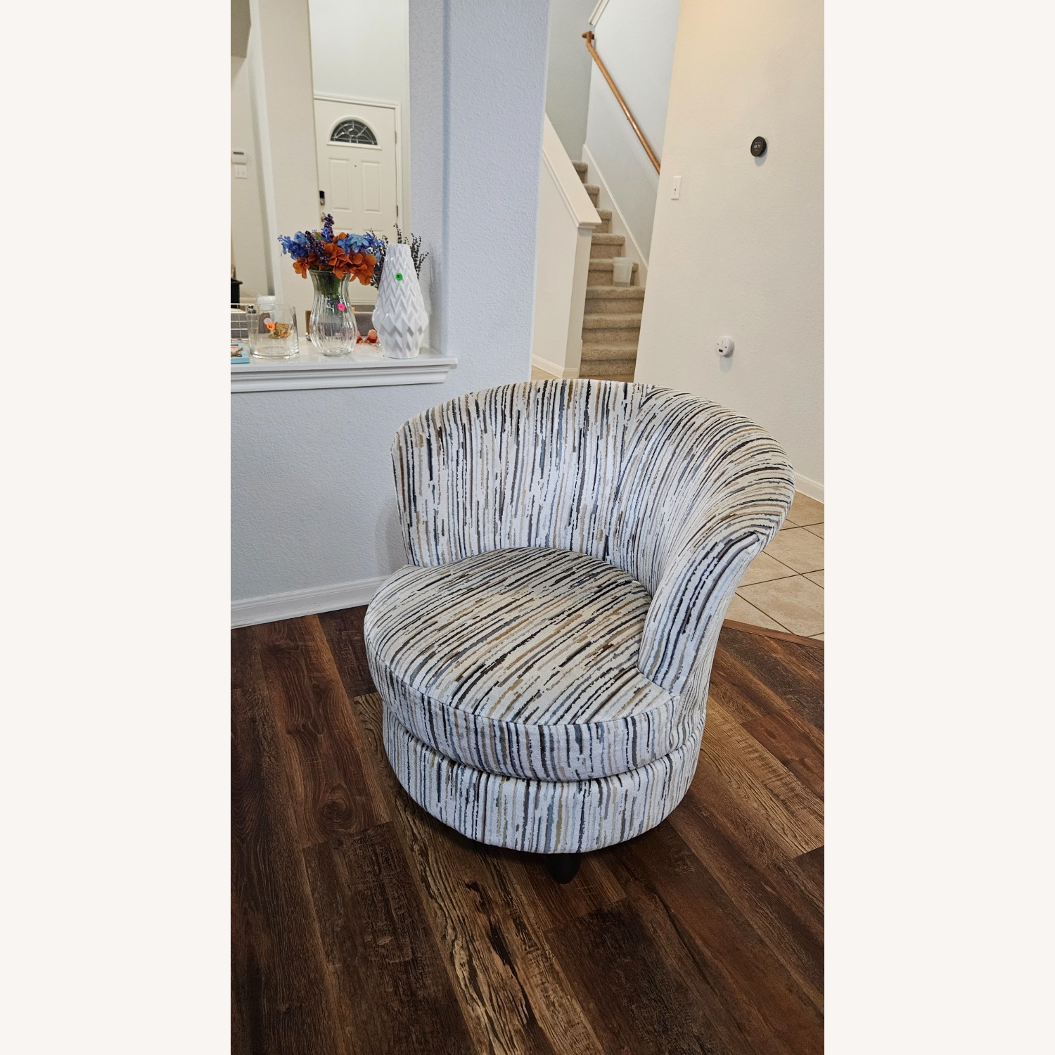 Apollo Multicolor Swivel Accent Arm Chair - image-2