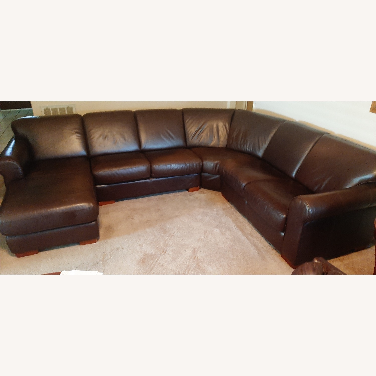 Leather Sectional  - image-1