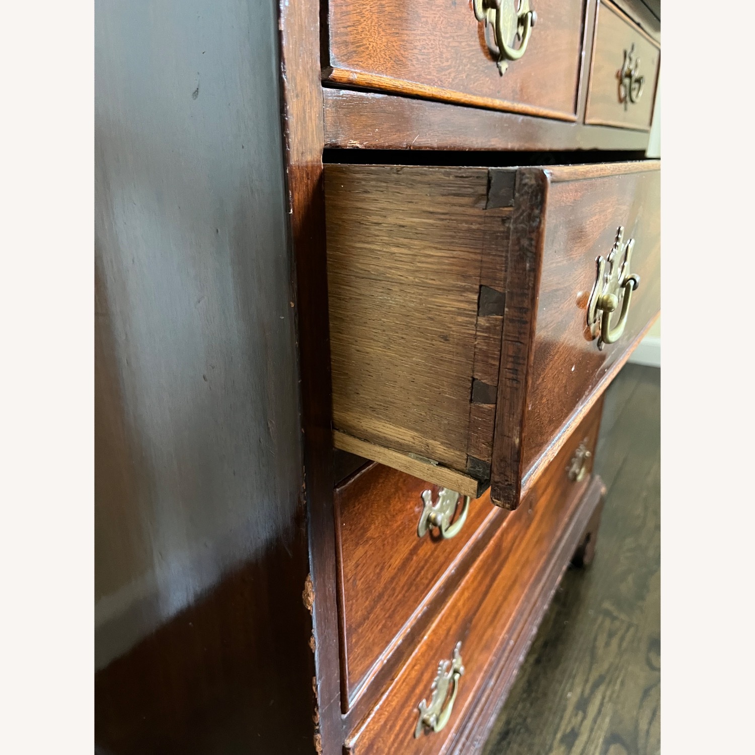 Antique Mahogany Chest - image-5