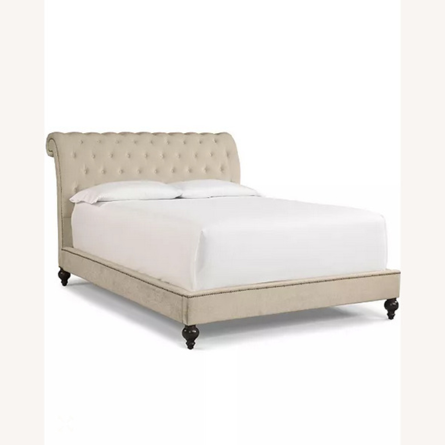 Victoria Upholstered Queen Bed Frame - image-3