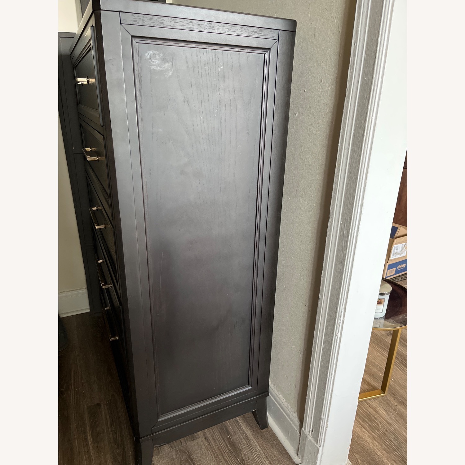 Dark Brown Chest with Deep Drawers - image-2