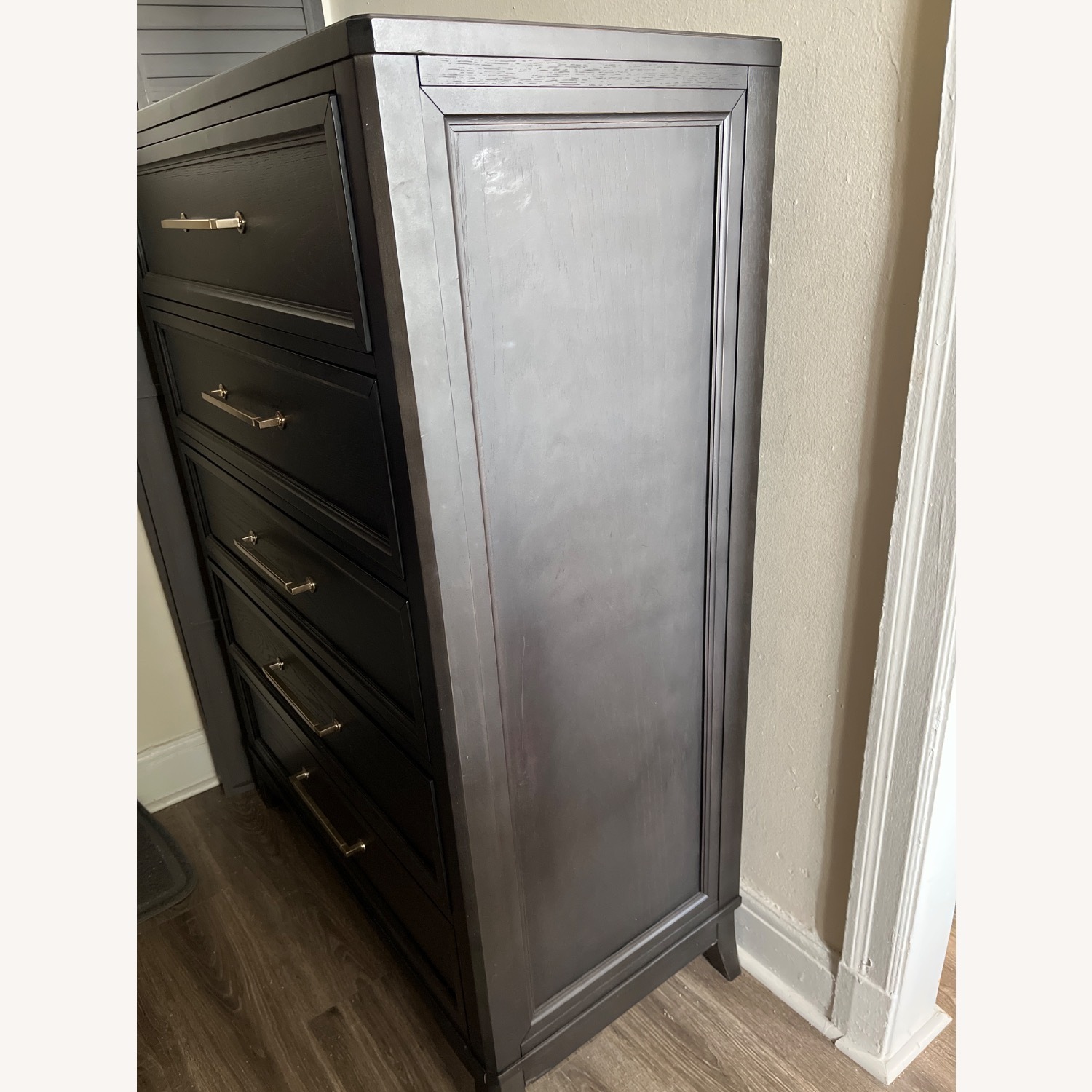 Dark Brown Chest with Deep Drawers - image-3