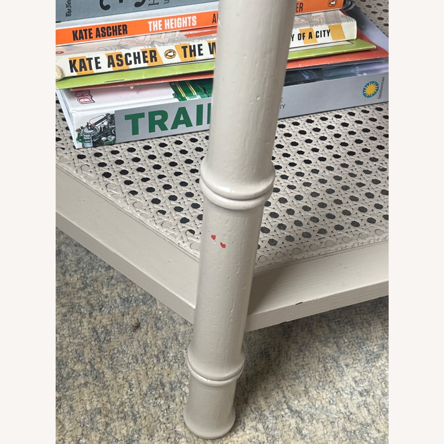 Vintage Cane End Table - image-3