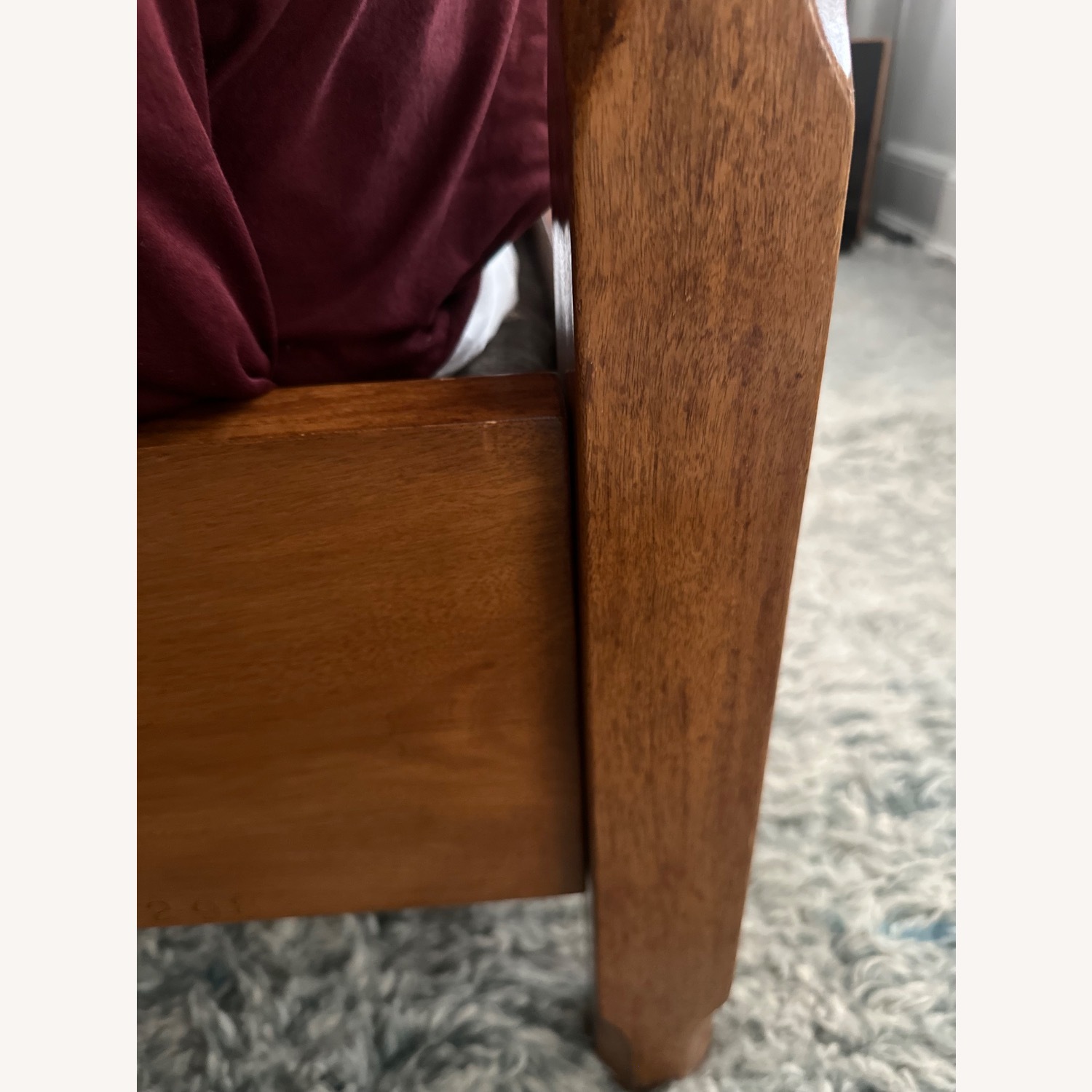 Rose Tarlow Walnut and Iron Four Poster Bed, King - image-9