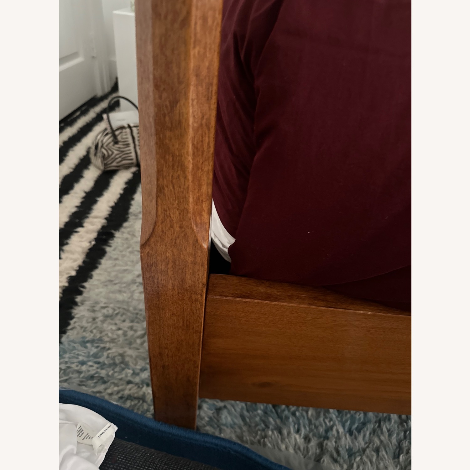 Rose Tarlow Walnut and Iron Four Poster Bed, King - image-10